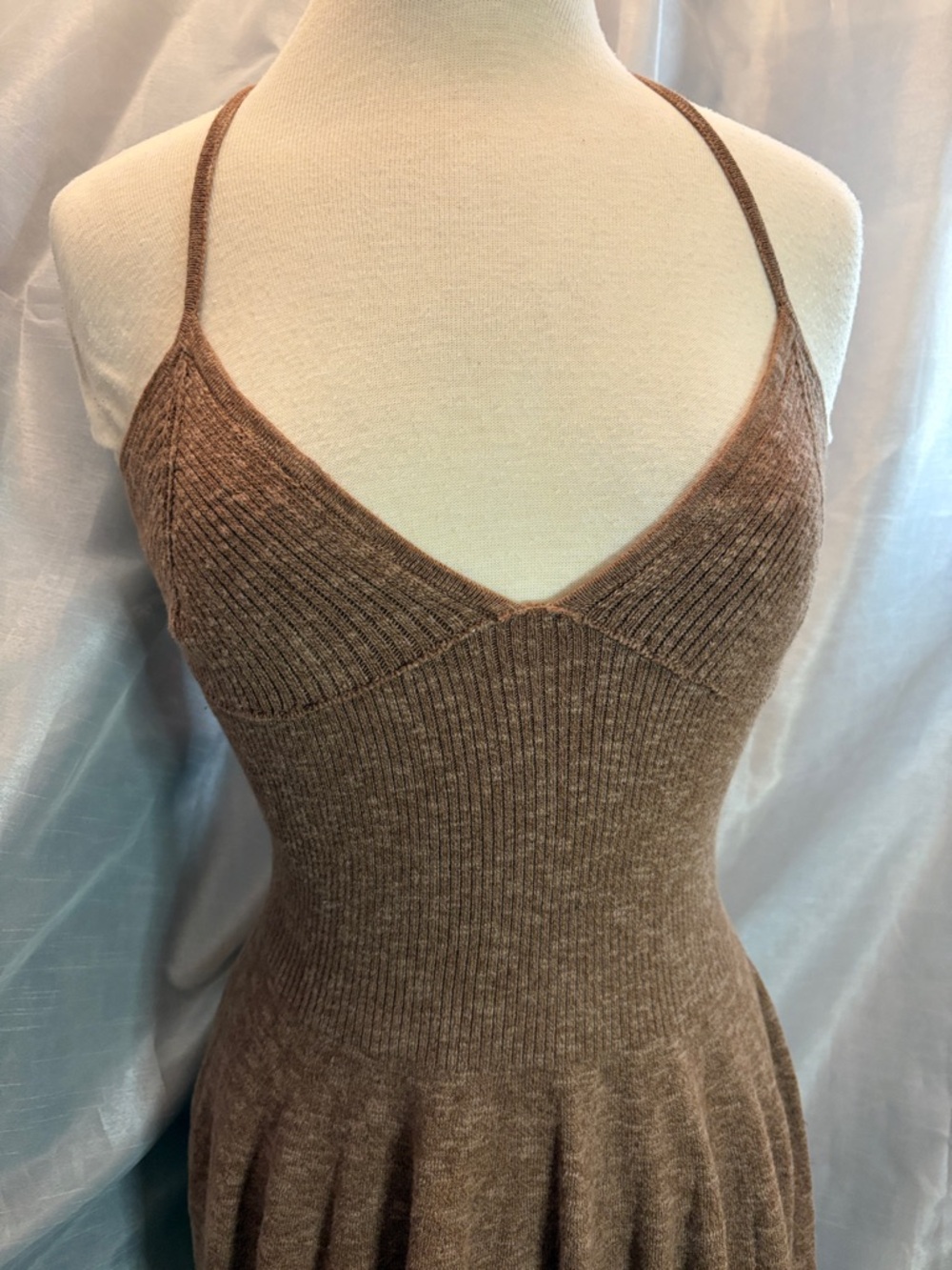 Free People Ocean Tula Sleeveless Midi Dress with Spaghetti Straps - Picture 5 of 14